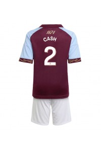 Aston Villa Matty Cash #2 Babytruitje Thuis tenue Kind 2025-26 Korte Mouw (+ Korte broeken)
